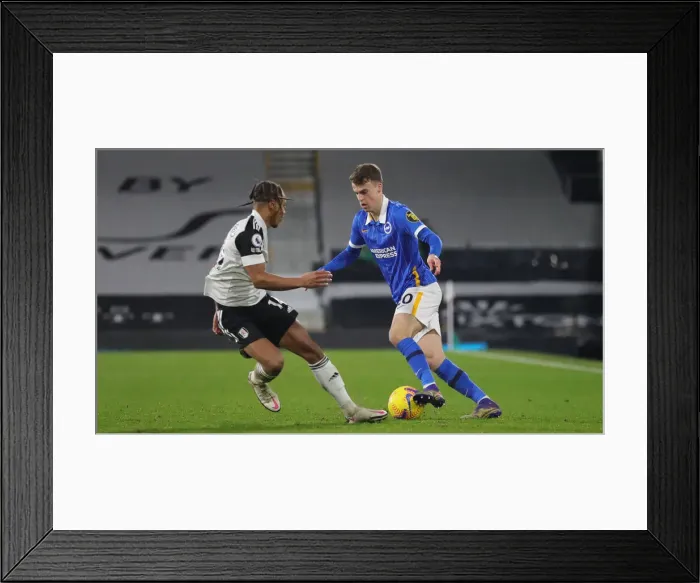 Framed Print : Decisive Moment: Fulham vs. Brighton & Hove Albion - Premier League Showdown (16DEC20) Framed Print : Decisive Moment: Fulham vs. Brighton & Hove Albion - Premier League Showdown (16DEC20)