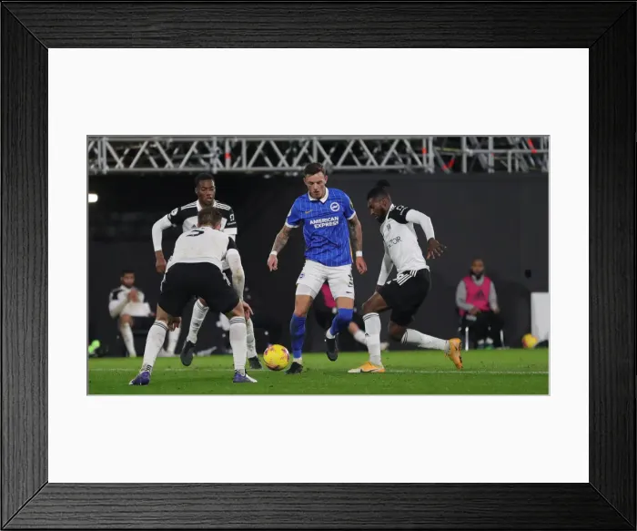Framed Print : Decisive Moment: Fulham vs. Brighton & Hove Albion - Premier League Clash at Craven Cottage (16DEC20) Framed Print : Decisive Moment: Fulham vs. Brighton & Hove Albion - Premier League Clash at Craven Cottage (16DEC20)