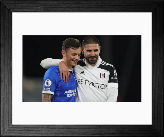 Framed Print : Decisive Moment: Fulham vs. Brighton & Hove Albion, Premier League (16DEC20) Framed Print : Decisive Moment: Fulham vs. Brighton & Hove Albion, Premier League (16DEC20)