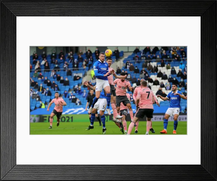 Framed Print : Brighton vs Sheffield United: Premier League Battle at American Express Community Stadium (20DEC20)