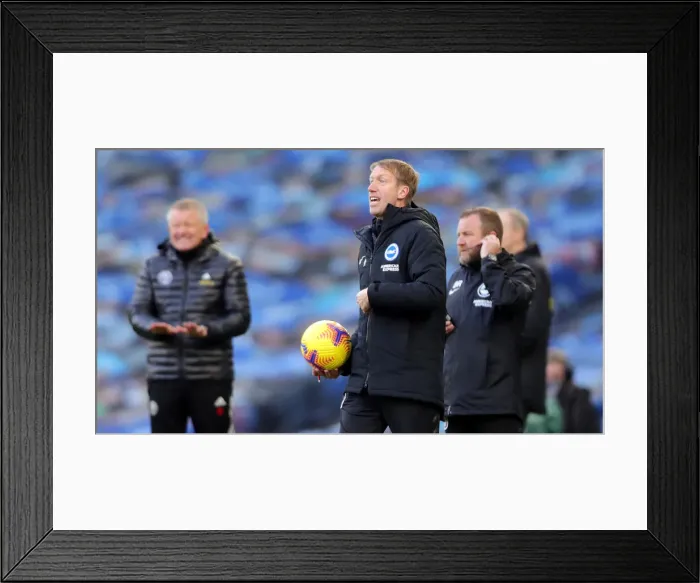 Framed Print : Brighton vs Sheffield United: Premier League Clash at American Express Community Stadium (20DEC20) Framed Print : Brighton vs Sheffield United: Premier League Clash at American Express Community Stadium (20DEC20)