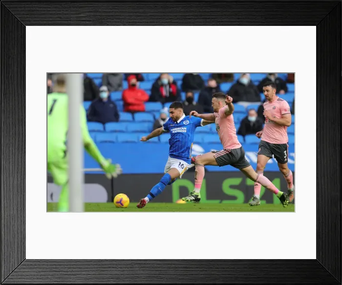 Framed Print : Brighton vs Sheffield United: Premier League Battle at American Express Community Stadium (20DEC20)