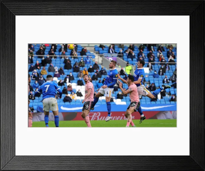 Framed Print : Brighton vs Sheffield United: Premier League Battle at American Express Community Stadium (20DEC20) Framed Print : Brighton vs Sheffield United: Premier League Battle at American Express Community Stadium (20DEC20)