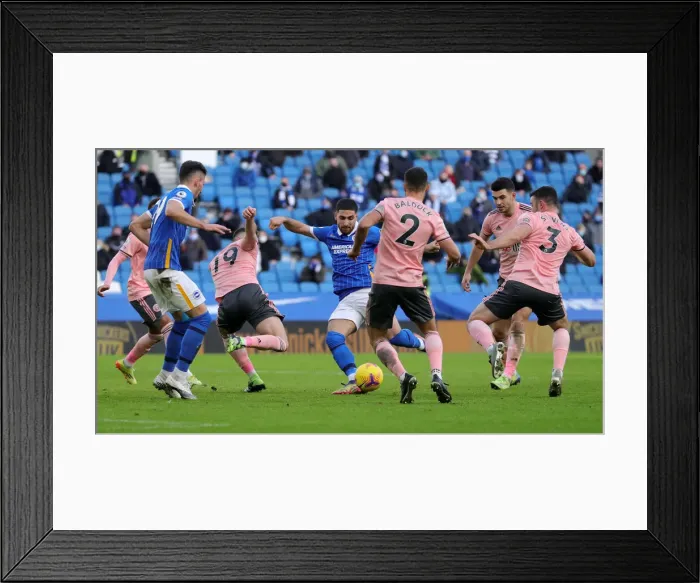 Framed Print : Brighton and Hove Albion vs Sheffield United: Premier League Battle at American Express Community Stadium (20DEC20) Framed Print : Brighton and Hove Albion vs Sheffield United: Premier League Battle at American Express Community Stadium (20DEC20)