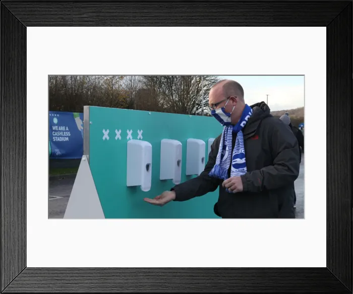Framed Print : Brighton vs Sheffield United: Premier League Battle at American Express Community Stadium (20DEC20) Framed Print : Brighton vs Sheffield United: Premier League Battle at American Express Community Stadium (20DEC20)