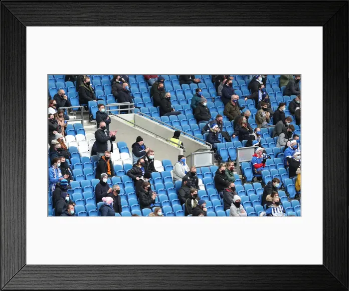 Framed Print : Intense Premier League Showdown: Brighton & Hove Albion vs. Sheffield United (20DEC20) Framed Print : Intense Premier League Showdown: Brighton & Hove Albion vs. Sheffield United (20DEC20)