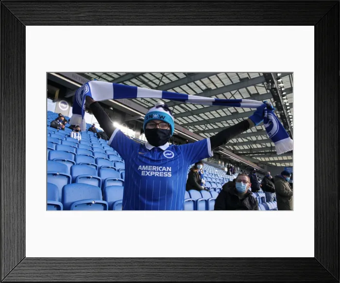 Framed Print : Brighton vs Sheffield United: Premier League Battle at American Express Community Stadium (20DEC20) Framed Print : Brighton vs Sheffield United: Premier League Battle at American Express Community Stadium (20DEC20)