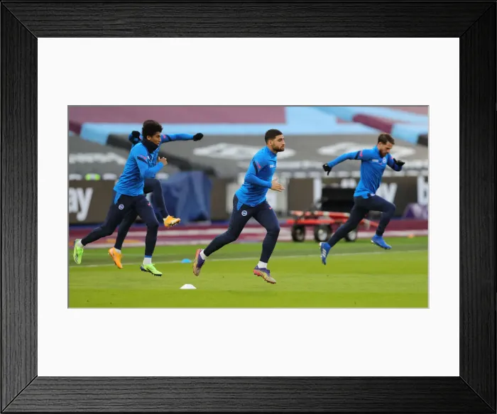 Framed Print : Decisive Moment: West Ham vs. Brighton - Premier League Clash (27DEC20)