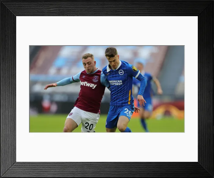 Framed Print : Decisive Moment: West Ham vs. Brighton - Premier League Clash (27DEC20) Framed Print : Decisive Moment: West Ham vs. Brighton - Premier League Clash (27DEC20)