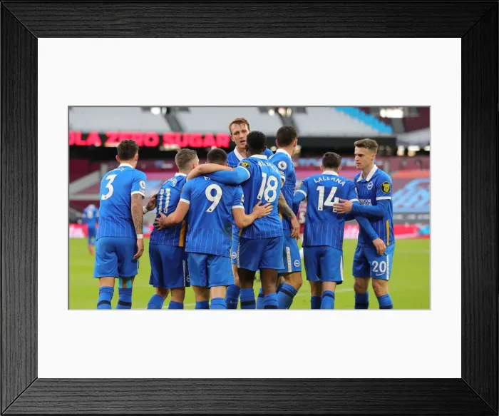 Framed Print : Decisive Moment: West Ham vs. Brighton - Premier League Clash (27DEC20) Framed Print : Decisive Moment: West Ham vs. Brighton - Premier League Clash (27DEC20)