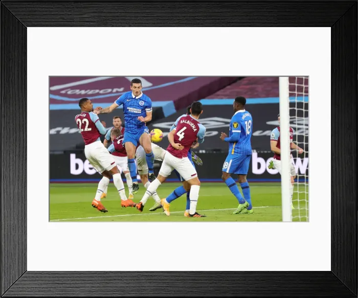 Framed Print : Decisive Moment: West Ham vs. Brighton - Premier League Clash (27DEC20) Framed Print : Decisive Moment: West Ham vs. Brighton - Premier League Clash (27DEC20)