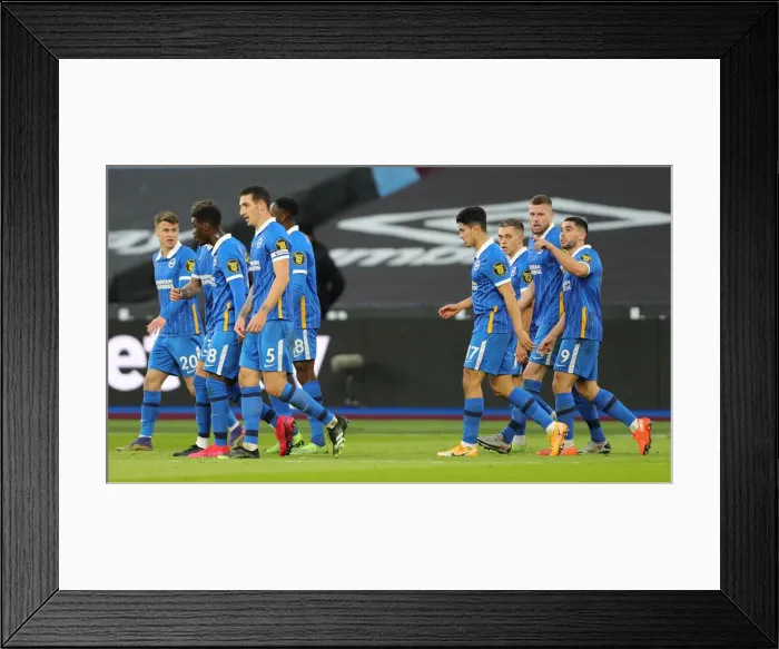 Framed Print : Decisive Moment: West Ham vs. Brighton - Premier League Clash at London Stadium (27DEC20) Framed Print : Decisive Moment: West Ham vs. Brighton - Premier League Clash at London Stadium (27DEC20)