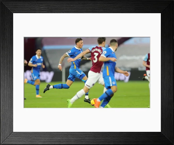 Framed Print : Decisive Moment: West Ham vs. Brighton - Premier League Clash (27DEC20) Framed Print : Decisive Moment: West Ham vs. Brighton - Premier League Clash (27DEC20)