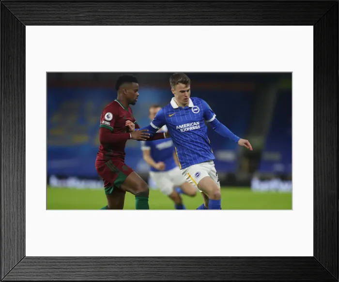 Framed Print : Intense Premier League Showdown: Brighton & Hove Albion vs. Wolverhampton Wanderers (02JAN21) Framed Print : Intense Premier League Showdown: Brighton & Hove Albion vs. Wolverhampton Wanderers (02JAN21)
