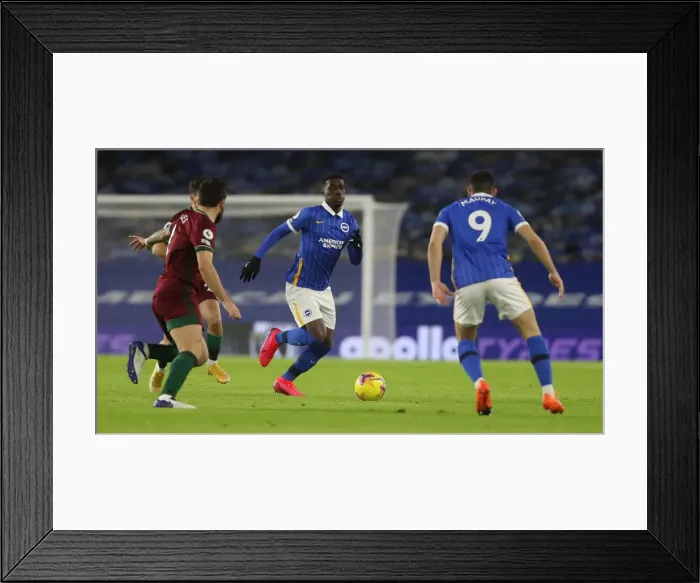 Framed Print : Intense Premier League Showdown: Brighton & Hove Albion vs. Wolverhampton Wanderers (02JAN21) Framed Print : Intense Premier League Showdown: Brighton & Hove Albion vs. Wolverhampton Wanderers (02JAN21)