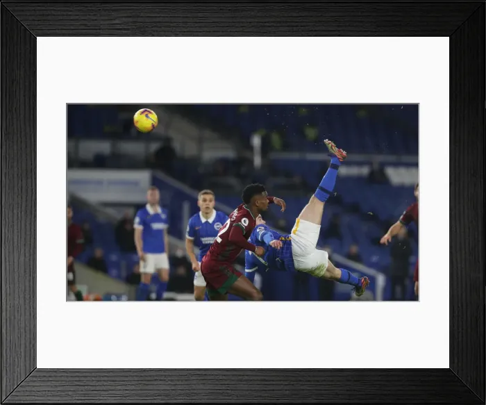 Framed Print : Intense Premier League Showdown: Brighton & Hove Albion vs. Wolverhampton Wanderers (02JAN21) Framed Print : Intense Premier League Showdown: Brighton & Hove Albion vs. Wolverhampton Wanderers (02JAN21)