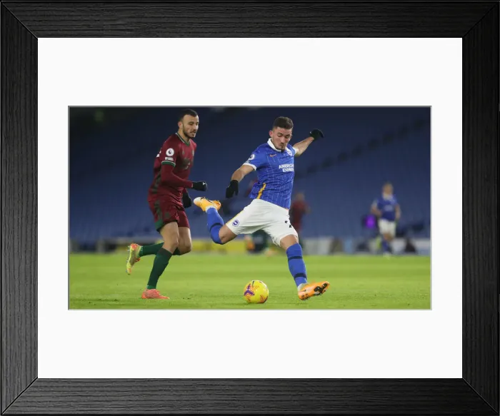 Framed Print : Intense Premier League Showdown: Brighton & Hove Albion vs. Wolverhampton Wanderers (02JAN21) Framed Print : Intense Premier League Showdown: Brighton & Hove Albion vs. Wolverhampton Wanderers (02JAN21)