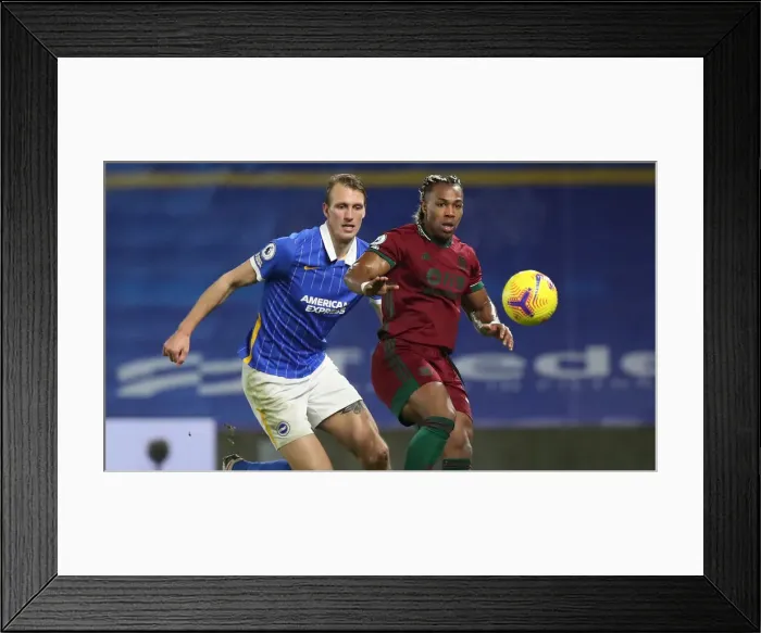 Framed Print : Brighton and Hove Albion vs. Wolverhampton Wanderers: A Premier League Clash at American Express Community Stadium (02JAN21) Framed Print : Brighton and Hove Albion vs. Wolverhampton Wanderers: A Premier League Clash at American Express Community Stadium (02JAN21)