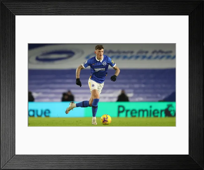 Framed Print : Intense Premier League Showdown: Brighton & Hove Albion vs. Wolverhampton Wanderers (02JAN21)
