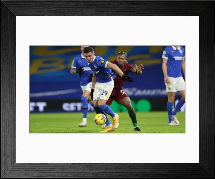 Framed Print : Intense Premier League Showdown: Brighton & Hove Albion vs. Wolverhampton Wanderers (02JAN21) Framed Print : Intense Premier League Showdown: Brighton & Hove Albion vs. Wolverhampton Wanderers (02JAN21)