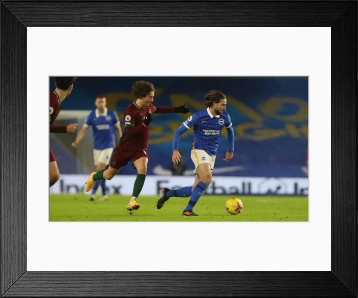 Framed Print : Brighton and Hove Albion vs. Wolverhampton Wanderers: Premier League Battle at American Express Community Stadium (02JAN21) Framed Print : Brighton and Hove Albion vs. Wolverhampton Wanderers: Premier League Battle at American Express Community Stadium (02JAN21)