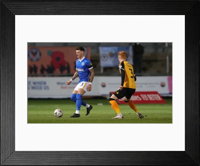 Framed Print : Newport County v Brighton and Hove Albion Emirates FA Cup 10JAN21 Framed Print : Newport County v Brighton and Hove Albion Emirates FA Cup 10JAN21