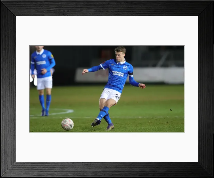 Framed Print : Brighton and Hove Albion's FA Cup Battle at Newport County: A Tense Third Round Clash (10th January 2021) Framed Print : Brighton and Hove Albion's FA Cup Battle at Newport County: A Tense Third Round Clash (10th January 2021)