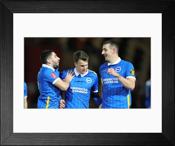 Framed Print : Brighton and Hove Albion's FA Cup Battle at Newport County: A Tight 10th January 2021 Encounter (1-X) Framed Print : Brighton and Hove Albion's FA Cup Battle at Newport County: A Tight 10th January 2021 Encounter (1-X)