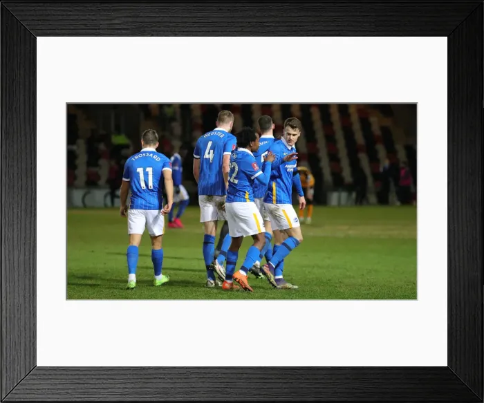 Framed Print : Brighton and Hove Albion's FA Cup Battle at Newport County: A Tight 10Jan21 Clash Framed Print : Brighton and Hove Albion's FA Cup Battle at Newport County: A Tight 10Jan21 Clash