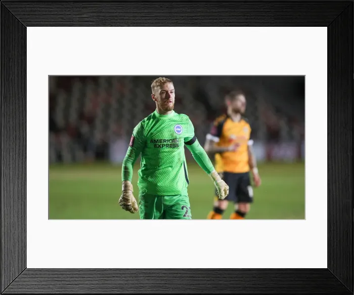 Framed Print : Brighton and Hove Albion's FA Cup Battle at Newport County: 10Jan21 Framed Print : Brighton and Hove Albion's FA Cup Battle at Newport County: 10Jan21
