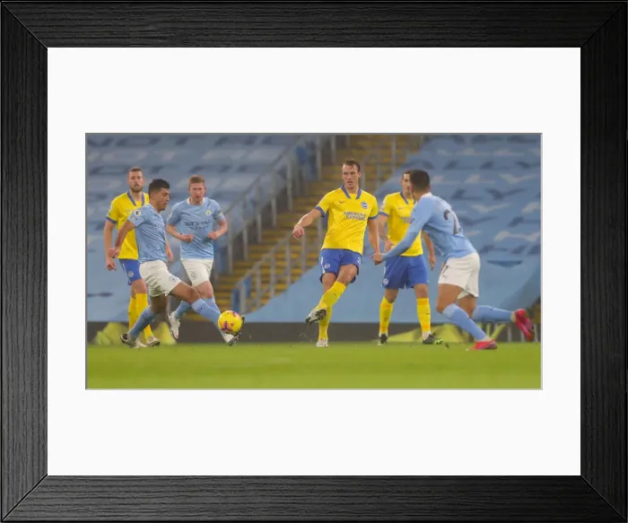 Framed Print : Manchester City vs. Brighton and Hove Albion: Premier League Showdown at Etihad Stadium (13JAN21) Framed Print : Manchester City vs. Brighton and Hove Albion: Premier League Showdown at Etihad Stadium (13JAN21)