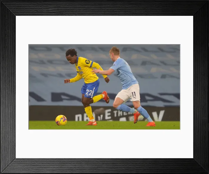 Framed Print : Manchester City vs. Brighton and Hove Albion: Premier League Showdown at Etihad Stadium (13JAN21) Framed Print : Manchester City vs. Brighton and Hove Albion: Premier League Showdown at Etihad Stadium (13JAN21)