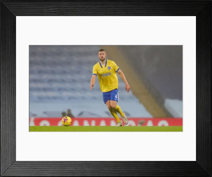 Framed Print : Intense Premier League Showdown: Manchester City vs. Brighton and Hove Albion (13JAN21)