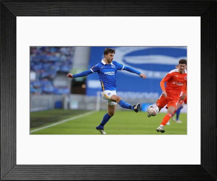 Framed Print : FA Cup Showdown: Brighton & Hove Albion vs. Blackpool (23Jan21) - American Express Community Stadium