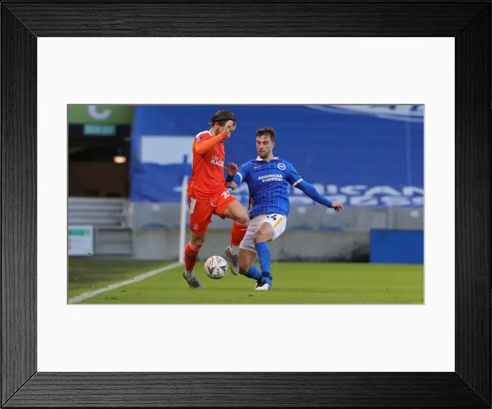 Framed Print : Brighton & Hove Albion vs. Blackpool: FA Cup Showdown at American Express Community Stadium (23Jan21) Framed Print : Brighton & Hove Albion vs. Blackpool: FA Cup Showdown at American Express Community Stadium (23Jan21)