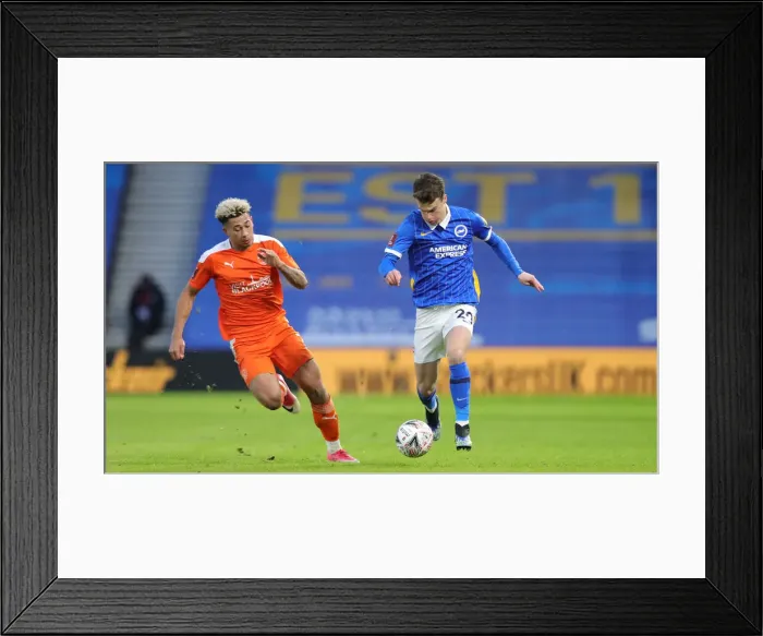 Framed Print : FA Cup Showdown: Brighton & Hove Albion vs. Blackpool (23Jan21) Framed Print : FA Cup Showdown: Brighton & Hove Albion vs. Blackpool (23Jan21)
