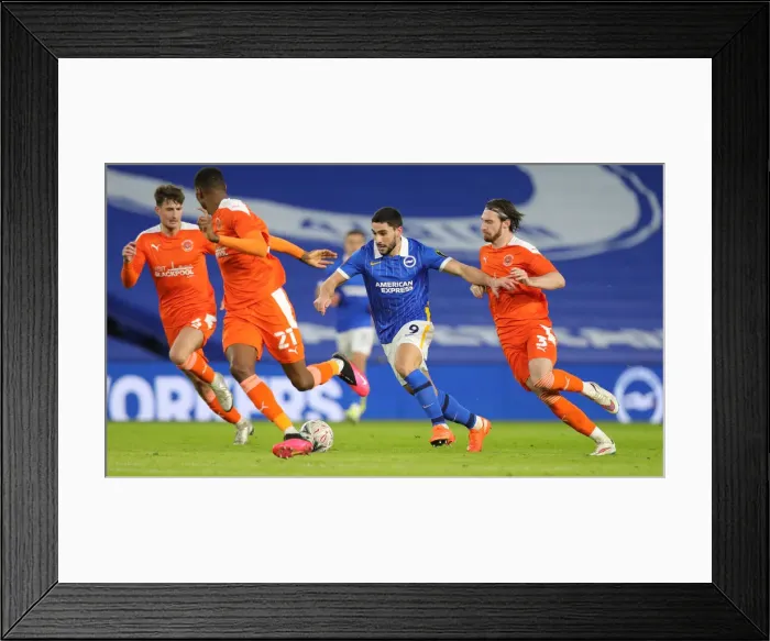 Framed Print : FA Cup Showdown: Brighton & Hove Albion vs. Blackpool (23Jan21) - American Express Community Stadium Framed Print : FA Cup Showdown: Brighton & Hove Albion vs. Blackpool (23Jan21) - American Express Community Stadium