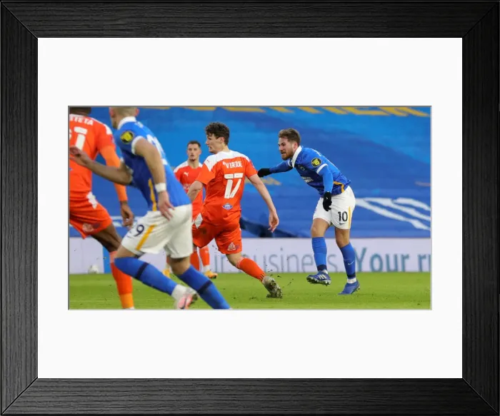 Framed Print : Brighton and Hove Albion vs. Blackpool: FA Cup Clash at American Express Community Stadium (23Jan21) Framed Print : Brighton and Hove Albion vs. Blackpool: FA Cup Clash at American Express Community Stadium (23Jan21)
