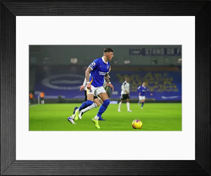 Framed Print : Intense Premier League Showdown: Brighton & Hove Albion vs. Fulham (27JAN21) Framed Print : Intense Premier League Showdown: Brighton & Hove Albion vs. Fulham (27JAN21)