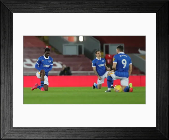 Framed Print : Liverpool v Brighton and Hove Albion Premier League 03FEB21 Framed Print : Liverpool v Brighton and Hove Albion Premier League 03FEB21