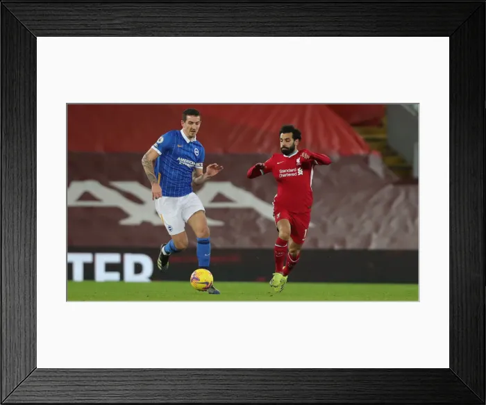 Framed Print : 03FEB21: Premier League Clash between Liverpool and Brighton & Hove Albion at Anfield Framed Print : 03FEB21: Premier League Clash between Liverpool and Brighton & Hove Albion at Anfield