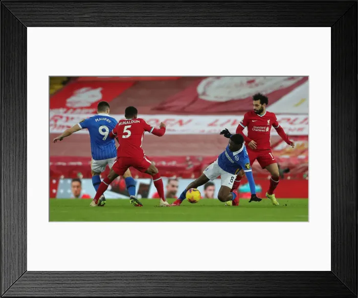 Framed Print : 3rd February 2021: Premier League Clash between Liverpool and Brighton & Hove Albion (Liverpool 03FEB21) Framed Print : 3rd February 2021: Premier League Clash between Liverpool and Brighton & Hove Albion (Liverpool 03FEB21)