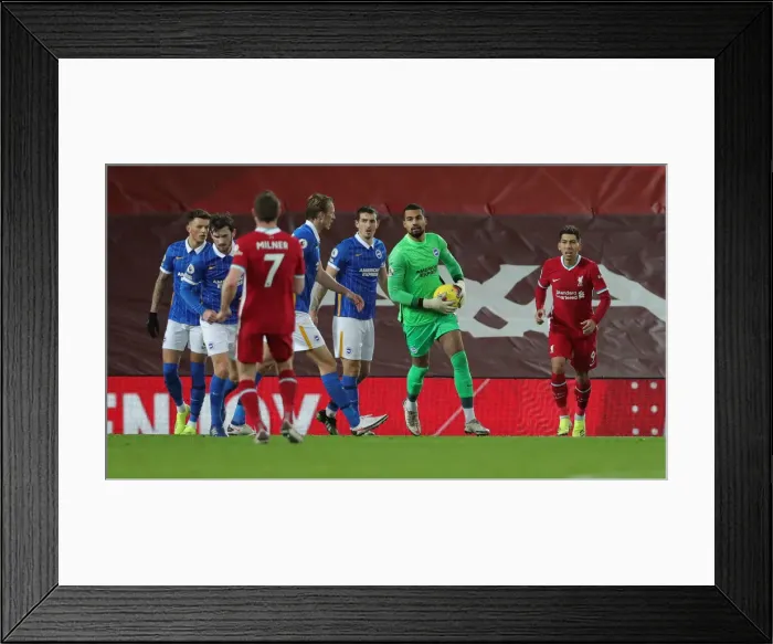 Framed Print : Intense Premier League Showdown: Liverpool vs. Brighton and Hove Albion at Anfield (03FEB21) Framed Print : Intense Premier League Showdown: Liverpool vs. Brighton and Hove Albion at Anfield (03FEB21)