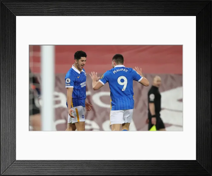 Framed Print : 3rd February 2021: Premier League Showdown - Liverpool vs. Brighton and Hove Albion at Anfield Framed Print : 3rd February 2021: Premier League Showdown - Liverpool vs. Brighton and Hove Albion at Anfield