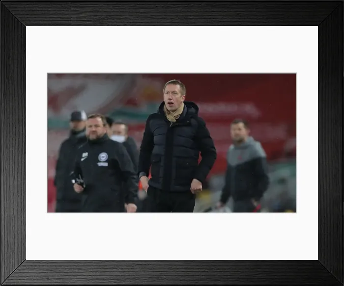 Framed Print : 3rd February 2021: Premier League Showdown - Liverpool vs. Brighton and Hove Albion at Anfield Framed Print : 3rd February 2021: Premier League Showdown - Liverpool vs. Brighton and Hove Albion at Anfield