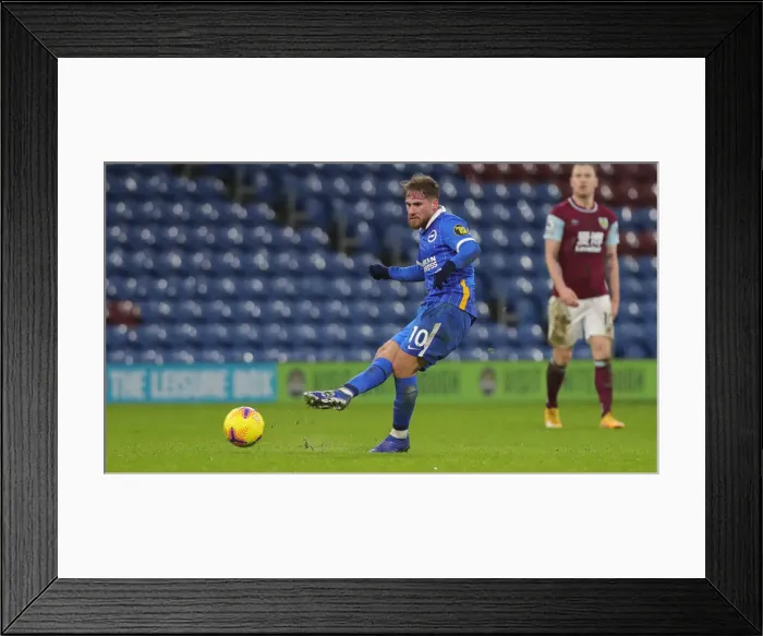 Framed Print : Intense Premier League Clash: Burnley vs. Brighton & Hove Albion at Turf Moor (06FEB21) Framed Print : Intense Premier League Clash: Burnley vs. Brighton & Hove Albion at Turf Moor (06FEB21)