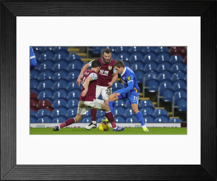 Framed Print : Intense Premier League Showdown: Burnley vs. Brighton & Hove Albion at Turf Moor (06FEB21) Framed Print : Intense Premier League Showdown: Burnley vs. Brighton & Hove Albion at Turf Moor (06FEB21)