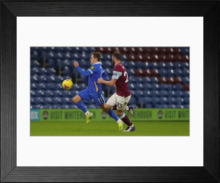 Framed Print : Burnley vs. Brighton & Hove Albion: Intense Premier League Clash at Turf Moor (06FEB21) Framed Print : Burnley vs. Brighton & Hove Albion: Intense Premier League Clash at Turf Moor (06FEB21)
