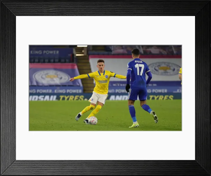 Framed Print : FA Cup Battle: Leicester City vs. Brighton and Hove Albion (10FEB21) Framed Print : FA Cup Battle: Leicester City vs. Brighton and Hove Albion (10FEB21)