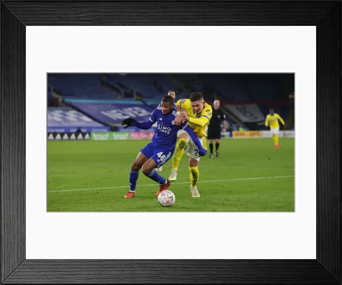 Framed Print : FA Cup Fifth Round: Leicester City vs. Brighton and Hove Albion - Intense Clash at The King Power Stadium (10FEB21) Framed Print : FA Cup Fifth Round: Leicester City vs. Brighton and Hove Albion - Intense Clash at The King Power Stadium (10FEB21)
